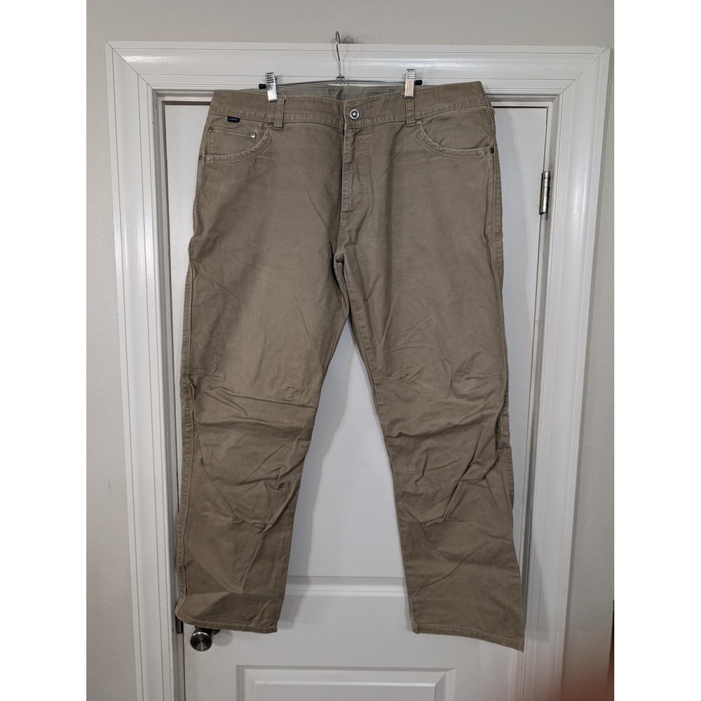 Kuhl Mens 40x32 Ryder‎ Pants Tan Vintage Patina Dye Outdoor Hiking Work